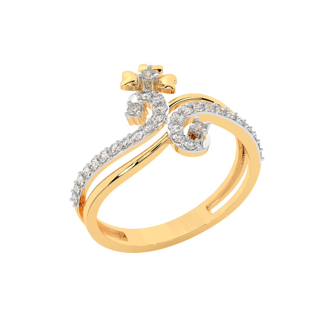 Levi Round Diamond Engagement Ring
